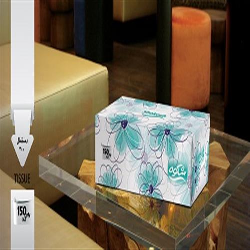 دستمال کاغذی ساده 300 برگ شکوه